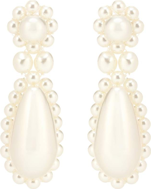 Simone Rocha Faux pearl drop earrings