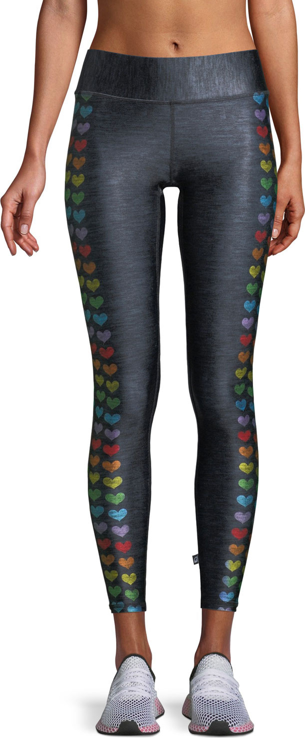 Terez Love Is Love Printed Tall Band Leggings
