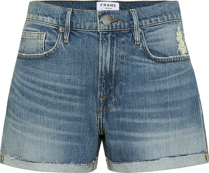 FRAME DENIM Le Brigette high-rise denim shorts