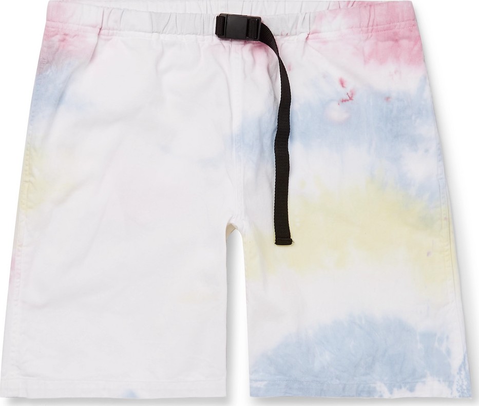 John Elliott Tie-Dyed Cotton Shorts