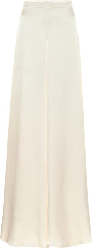 Temperley London Castalia silk-satin bridal pants