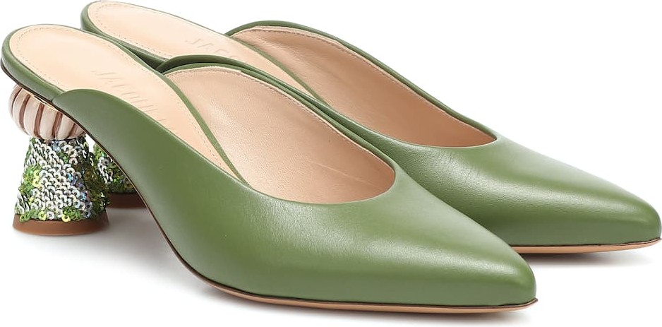 Jacquemus Les Mules Maceio leather mules