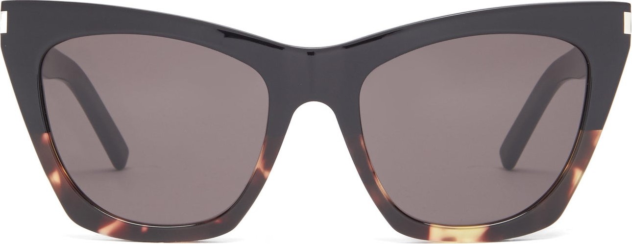 Saint Laurent Cat-eye tortoiseshell-acetate sunglasses
