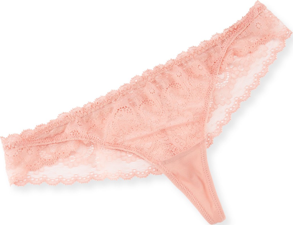 Eberjey Ruffled Lace Thong