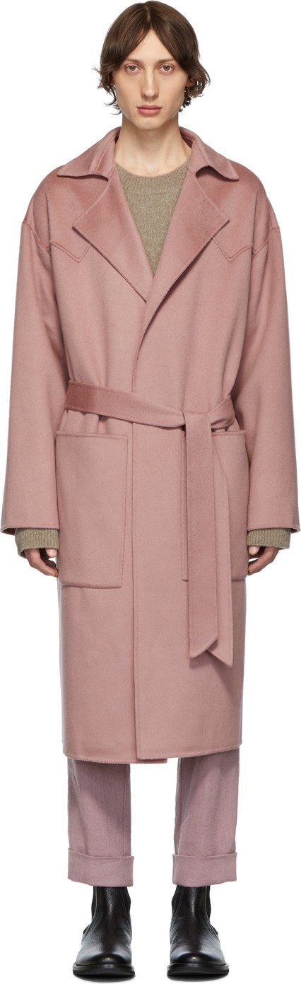 Nanushka Pink Rhys Coat