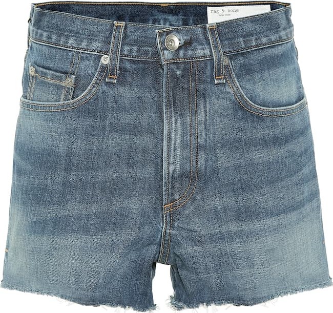 Rag & Bone High-rise denim shorts