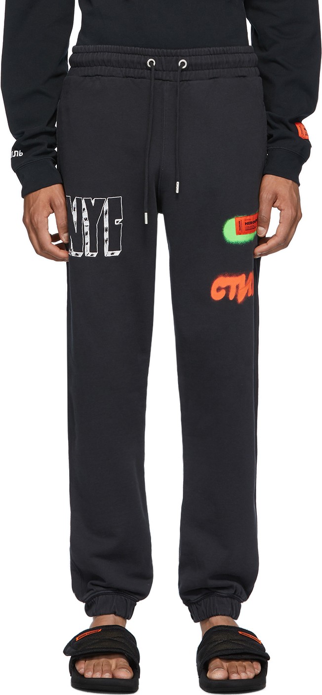 Heron Preston Black 'Style' Lounge Pants