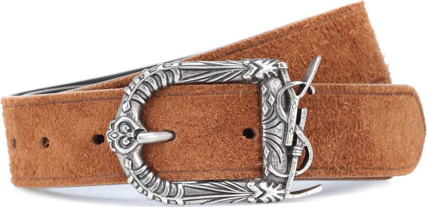 Saint Laurent Suede belt