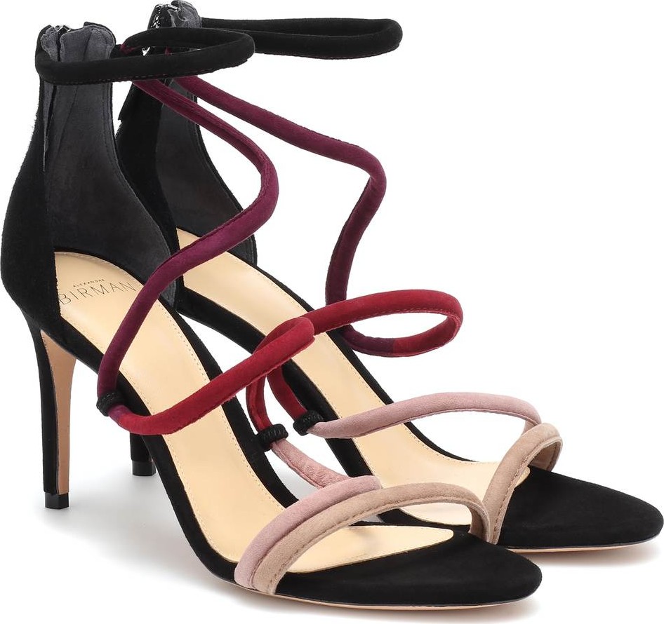 Alexandre Birman Gianny 85 suede sandals