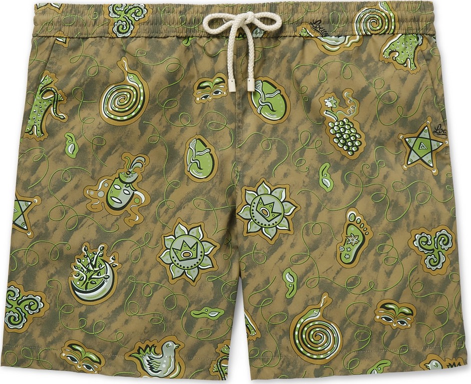 LOEWE + Paula's Ibiza Mid-Length Printed Swim Shorts