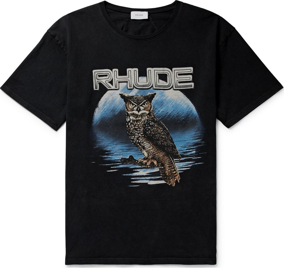 RHUDE Printed Cotton-Jersey T-Shirt