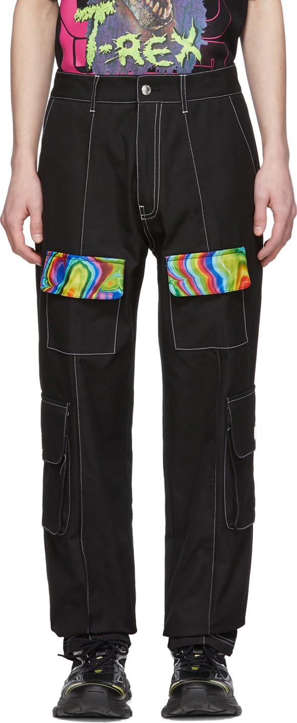 Gcds Black Acid Trousers