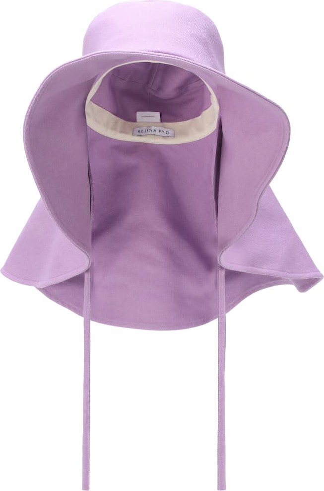 Rejina Pyo Daisy cotton-blend denim hat