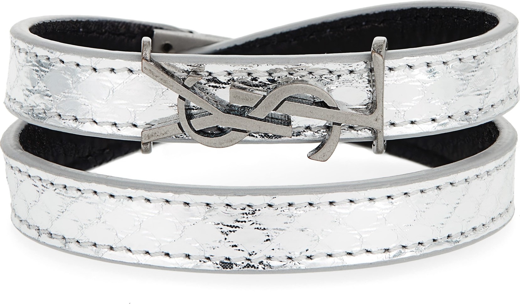 Saint Laurent YSL Double Wrap Bracelet