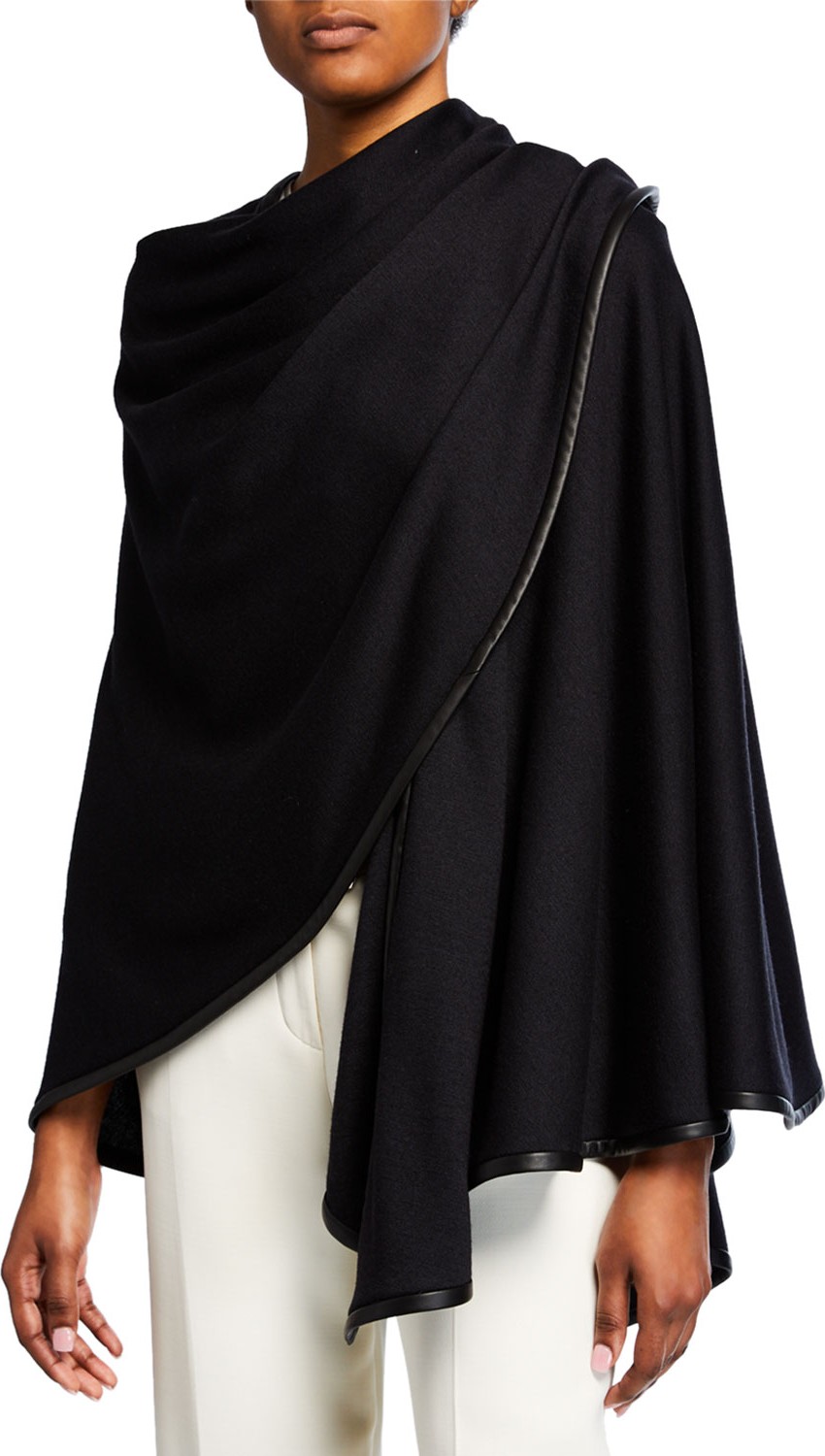 Loro Piana Summer Jersey Circle Cape