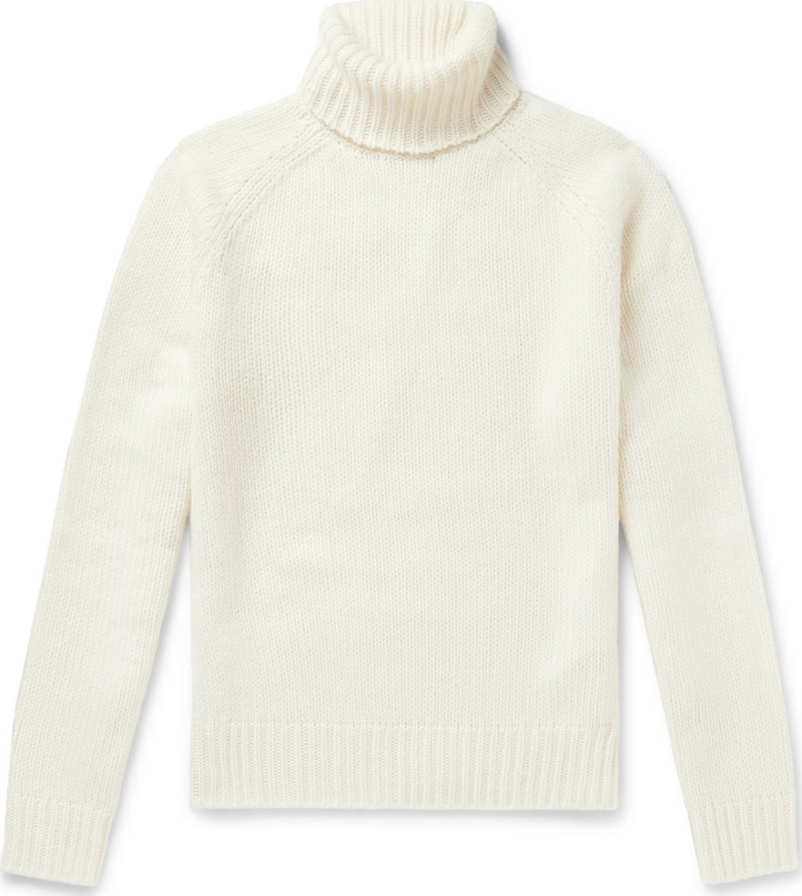 Ralph Lauren Purple Label Wool and Cashmere-Blend Rollneck Sweater