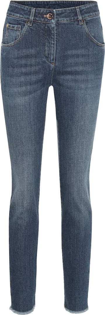 Brunello Cucinelli Mid-rise skinny jeans