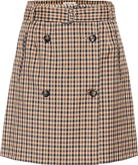 Baum und Pferdgarten Stacia checked miniskirt