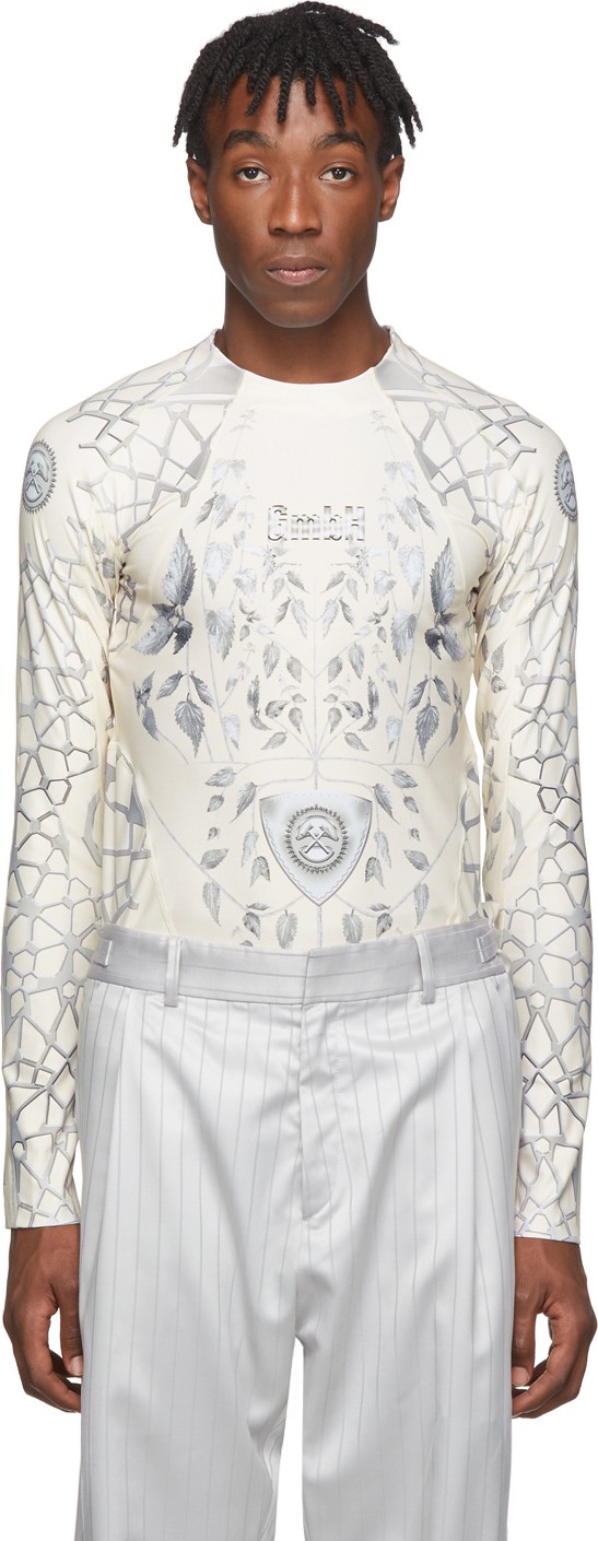 GmbH Beige & Grey Jersey Ada T-Shirt