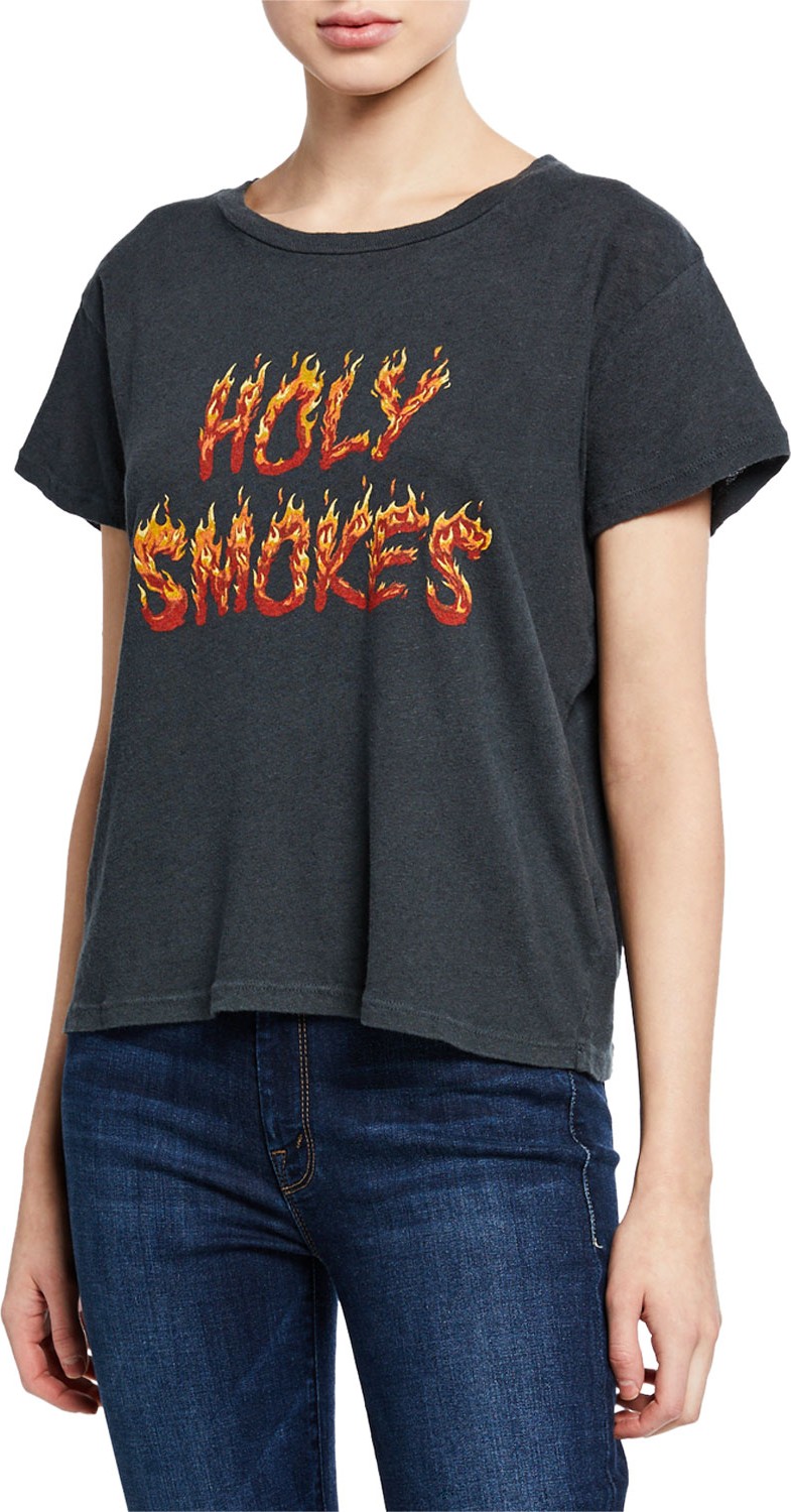 MOTHER The Sinful Graphic Crewneck Tee