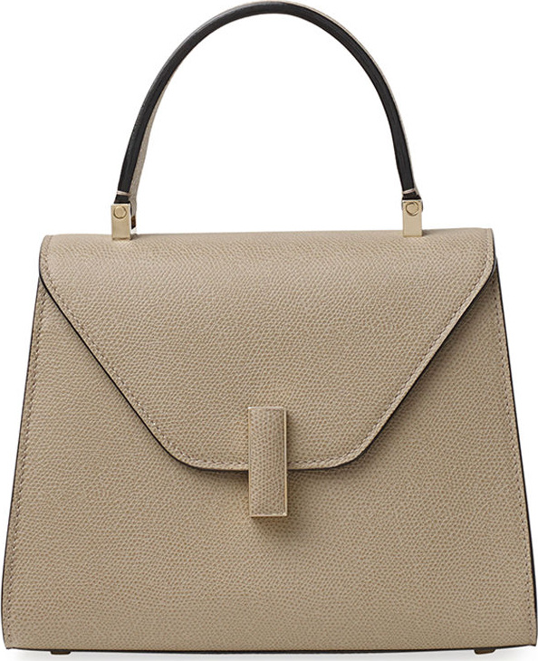 Valextra Iside Mini Leather Satchel Bag