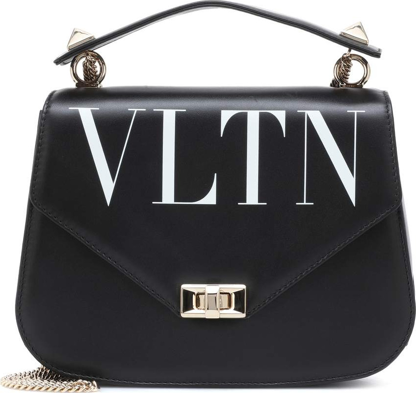 Valentino Valentino Garavani VLTN leather shoulder bag