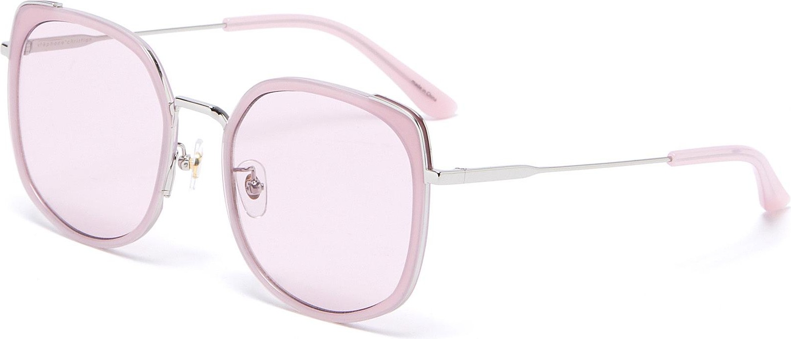 Stephane + Christian Rimmed horn acetate frame sunglasses