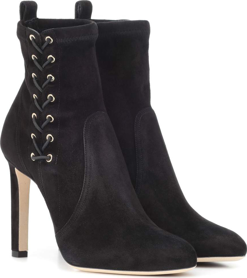 Jimmy Choo Mallory 100 suede ankle boots