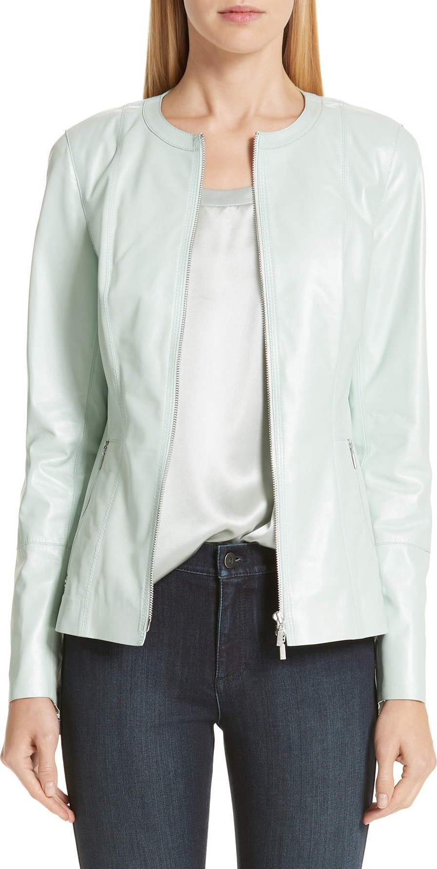 Lafayette 148 New York Janella Leather Jacket