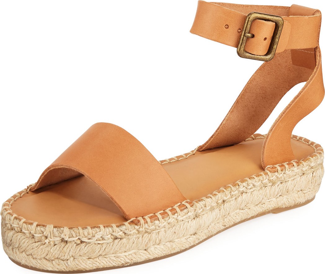 Soludos Cadiz Leather Platform Sandals