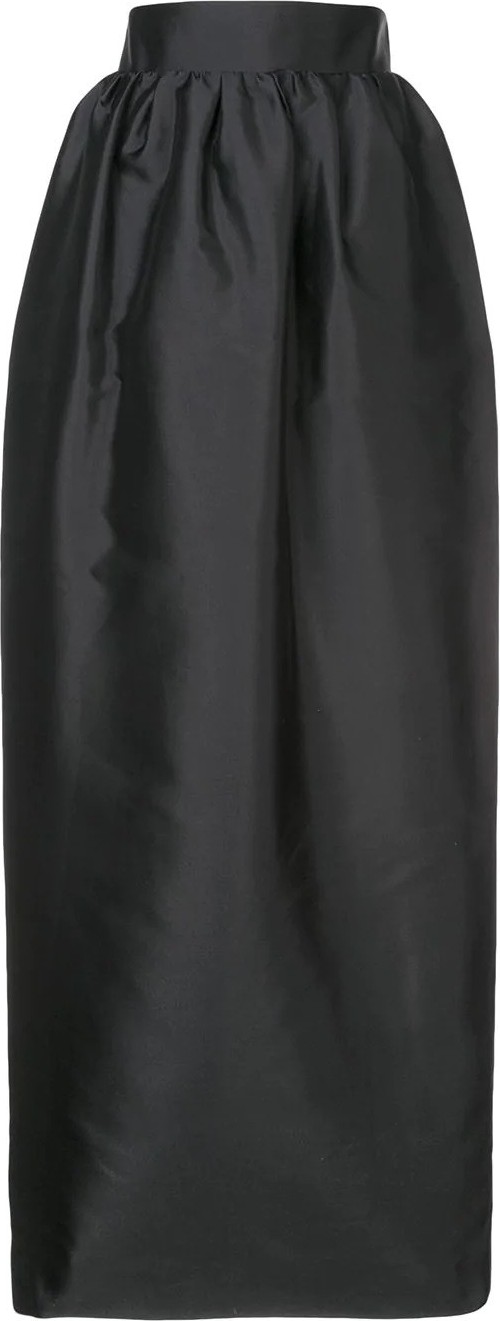 THE ROW high-waist gathered skirt