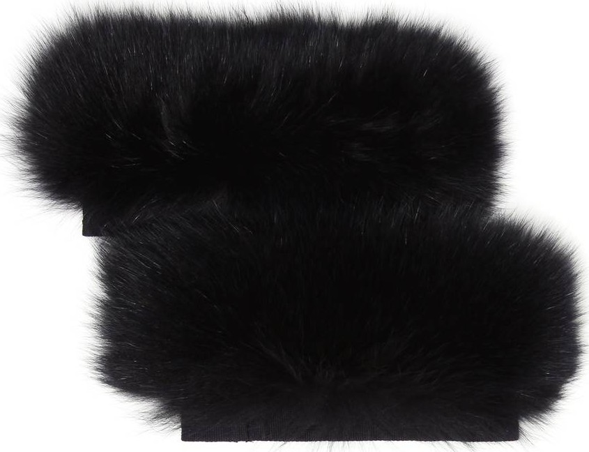 Max Mara Susanna fox fur cuffs
