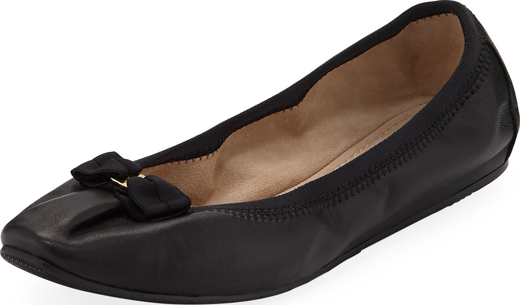 Salvatore Ferragamo My Joy Leather Slip-On Ballet Flats Salvatore Ferragamo My Joy Leather Slip-On Ballet Flats
