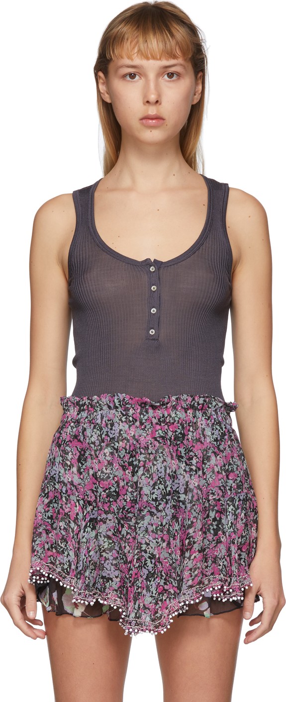 Isabel Marant Black Louisali Tank Top