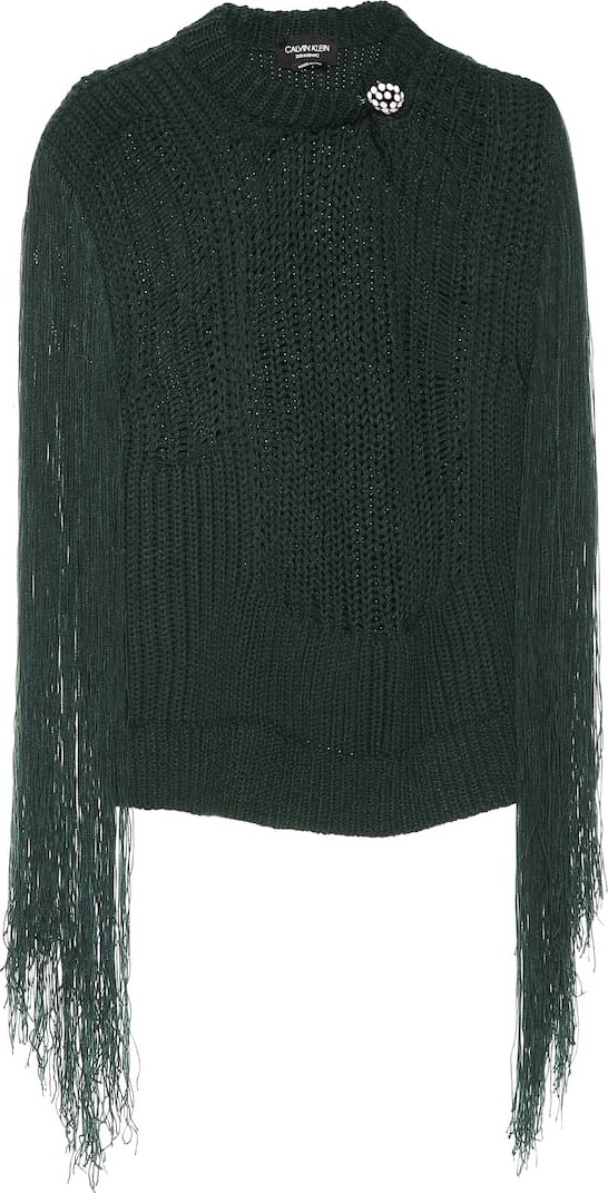 Calvin Klein 205W39NYC Fringed sweater