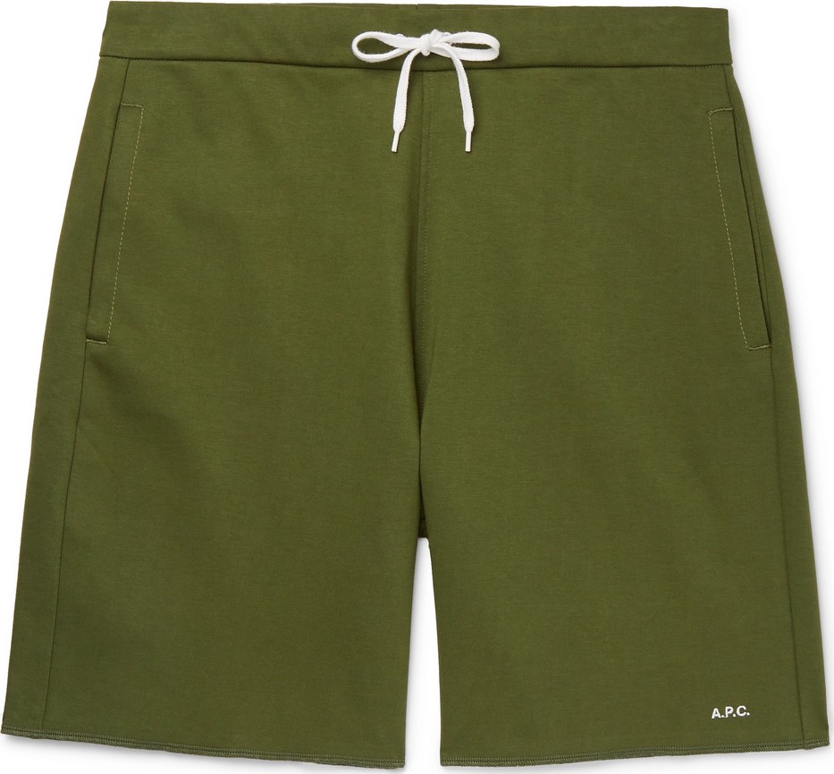 A.P.C. Loopback Cotton-Jersey Sweat Shorts