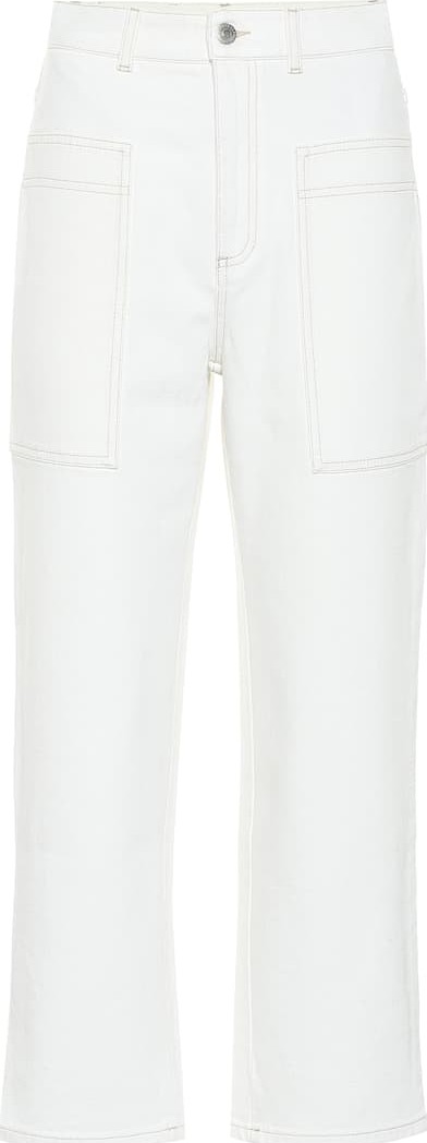 Stella McCartney High-rise straight-leg jeans