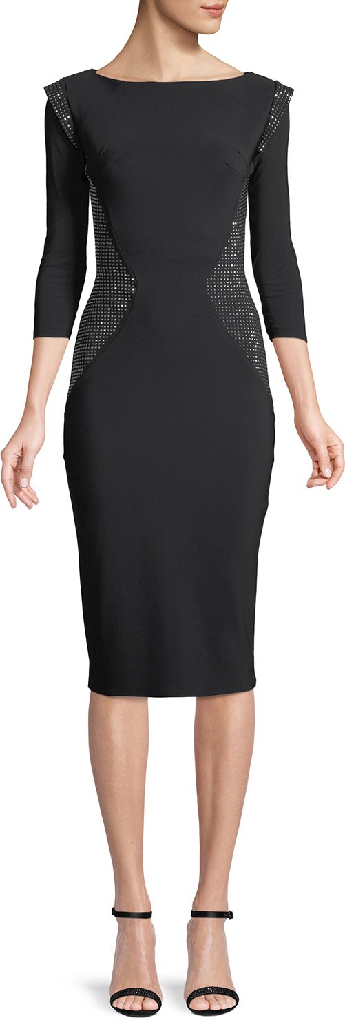 La Petite Robe di Chiara Boni Agneta Shiny Beaded Dress