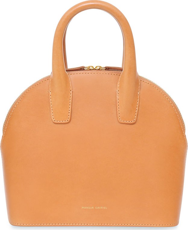 Mansur Gavriel Vegetable-Tanned Mini Top Handle Bag