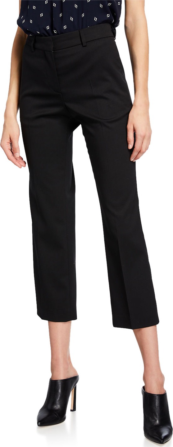Burberry London England Bedmond Mid-Rise Cropped Pants