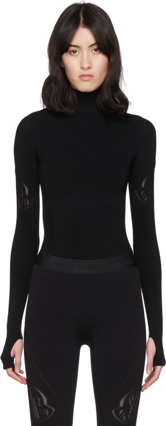Moncler Genius SSENSE Exclusive 6 Moncler 1017 Alyx 9SM Black Jersey Leggings Moncler Genius SSENSE Exclusive 6 Moncler 1017 Alyx 9SM Black Jersey Leggings