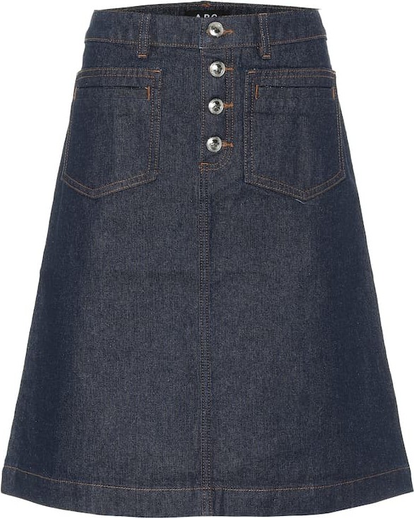 A.P.C. Michelle denim skirt