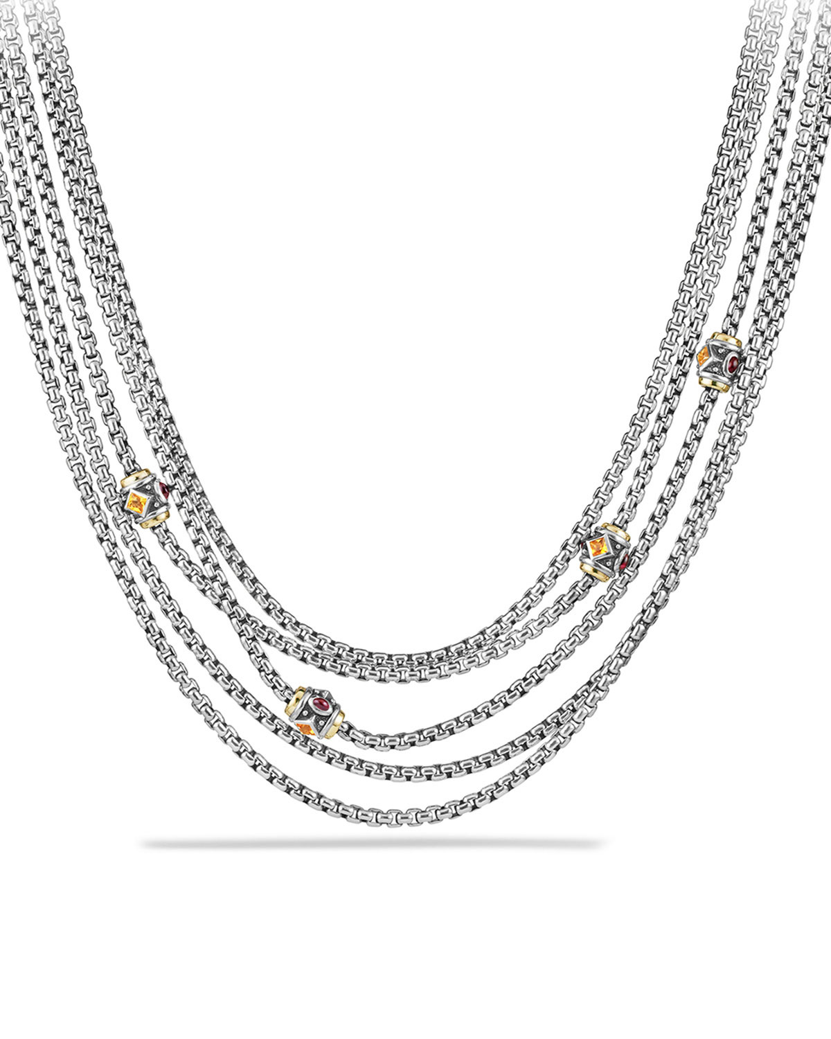 David Yurman Renaissance Toursade Necklace with Gold