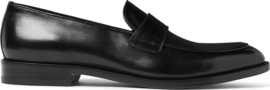 Canali Leather Penny Loafers