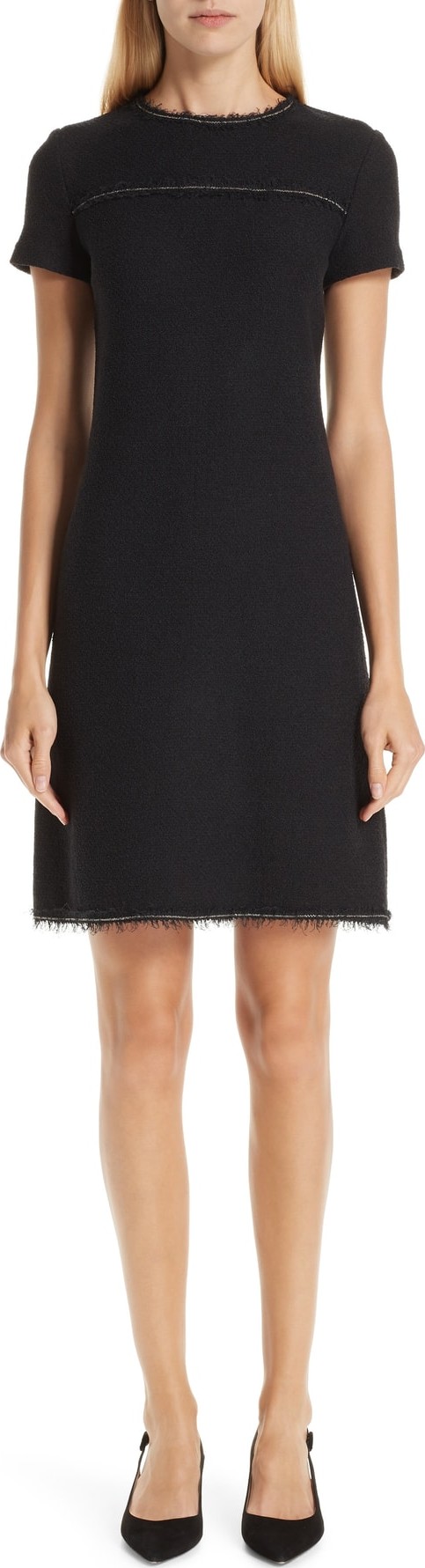 St. John Bouclé Knit Dress