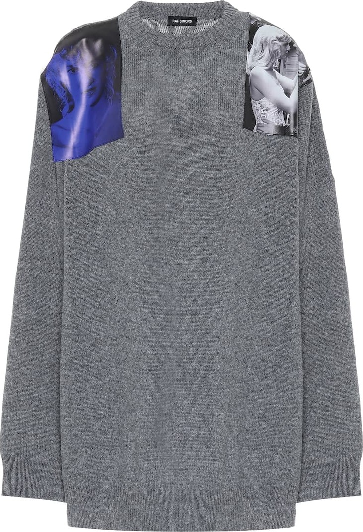 Raf Simons Printed wool sweater