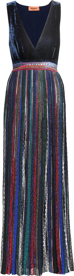Missoni Striped metallic dress