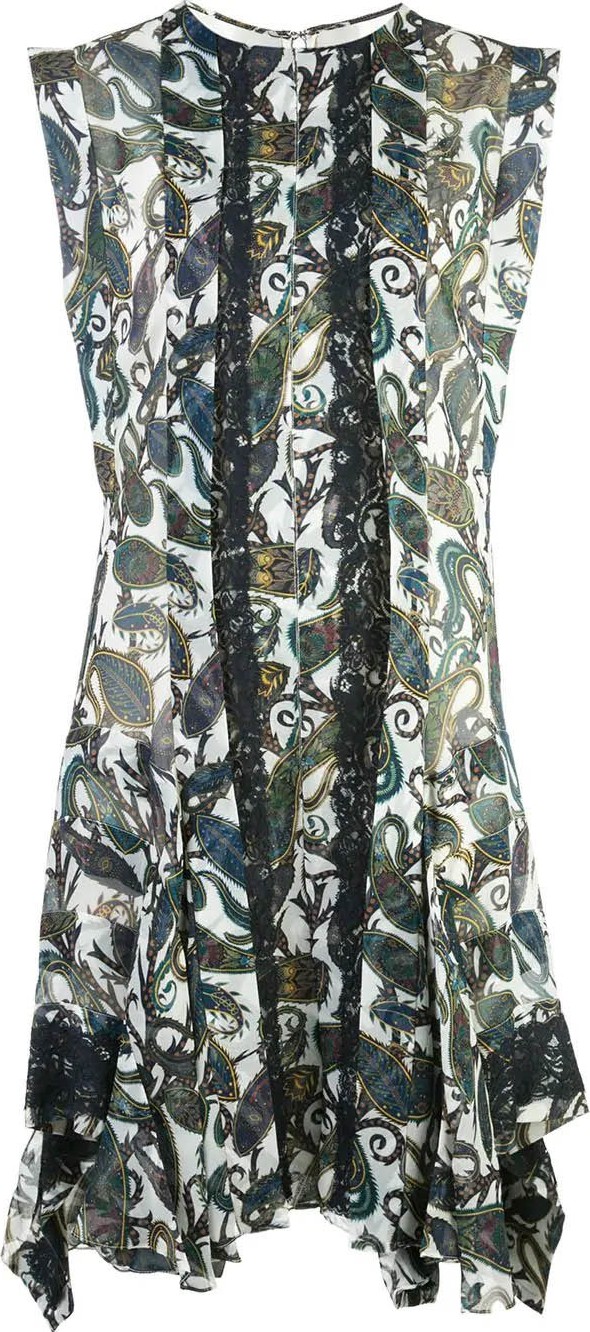 Chloe Printed panel dress