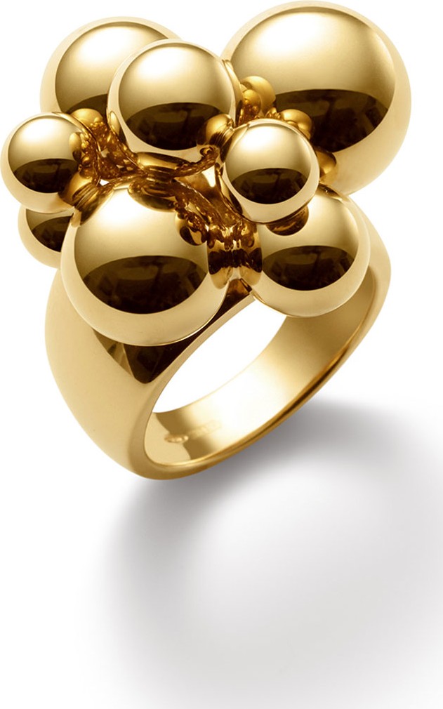 Marina B Atomo 18k Yellow Gold Cluster Ring