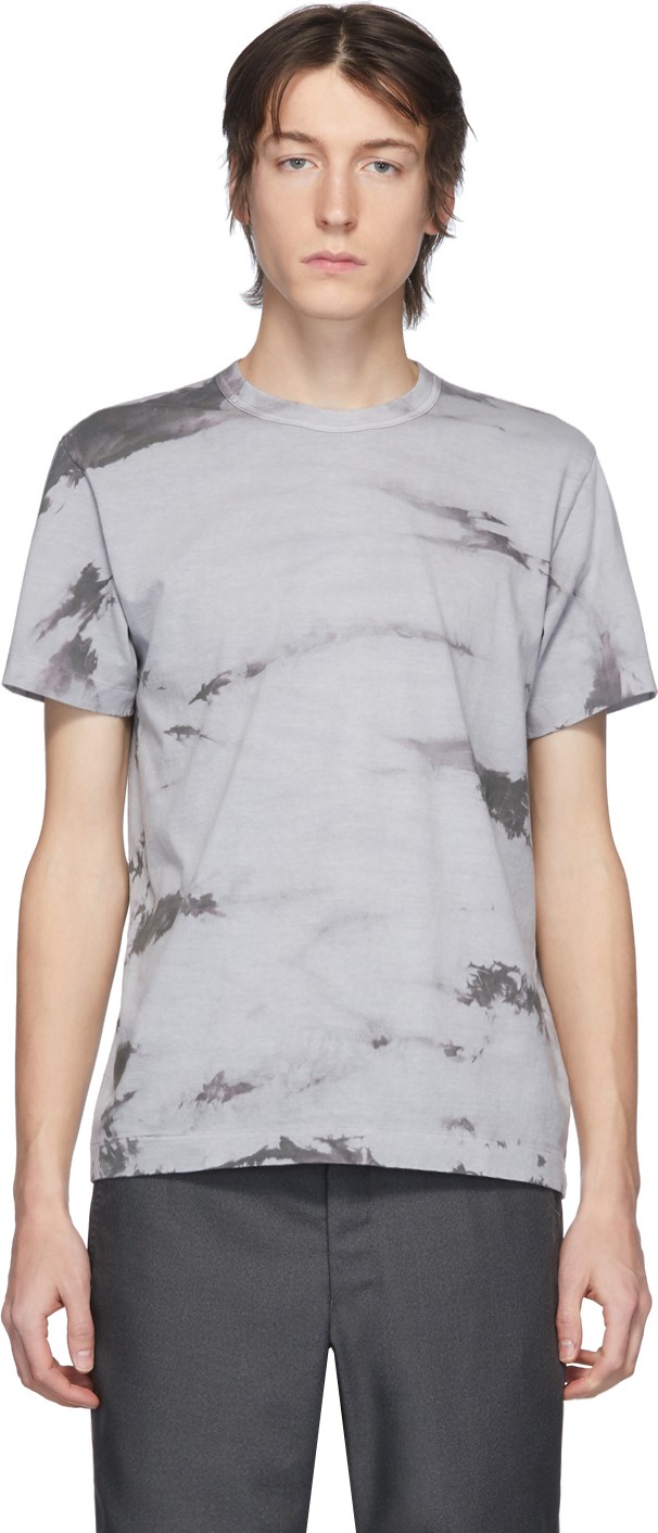 Comme des Garçons Homme Deux Grey Tie-Dye T-Shirt